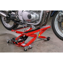 Load image into Gallery viewer, Sealey Motorcycle &amp; Quad Scissor Lift 500kg Capacity Hydraulic
