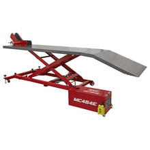 Load image into Gallery viewer, Sealey Motorcycle Lift 450kg 12V Electro/Hydraulic
