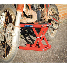 Load image into Gallery viewer, Sealey Scissor Stand for Motorcycles 450kg
