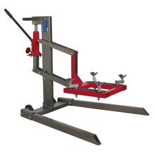 Load image into Gallery viewer, Sealey Single Post Hydraulic Motorcycle Lift 450kg Capacity
