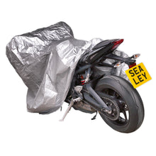 Load image into Gallery viewer, Sealey Motorcycle Cover Large 2460 x 1050 x 1370mm
