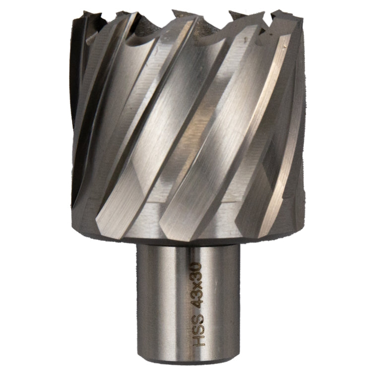 Abracs Mag Drill Cutter 43mm - Cut Depth 30mm