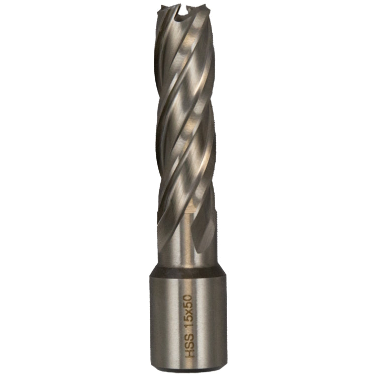 Abracs Mag Drill Cutter 15mm - Cut Depth 50mm