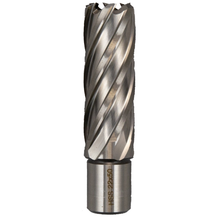 Abracs Mag Drill Cutter 22mm - Cut Depth 50mm