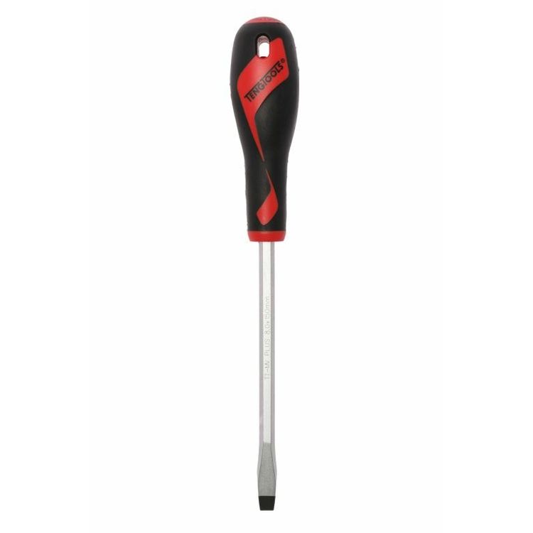 Teng Screwdriver 8.0 x 150mm Flat X-Large Handle Hex Shaft