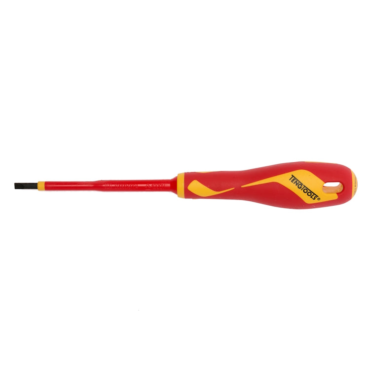 Teng Screwdriver 4.0 x 100mm Flat 1000V Medium Handle