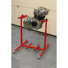 Load image into Gallery viewer, Sealey Engine Rebuild Stand - Multi-Cylinder 75kg Capacity
