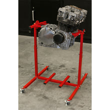 Load image into Gallery viewer, Sealey Engine Rebuild Stand - Multi-Cylinder 75kg Capacity
