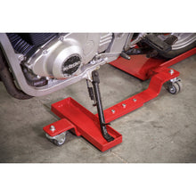 Load image into Gallery viewer, Sealey Motorcycle Dolly Rear Wheel - Side Stand Type
