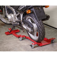Load image into Gallery viewer, Sealey Motorcycle Dolly Rear Wheel - Side Stand Type

