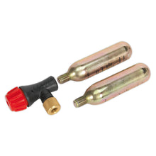 Load image into Gallery viewer, Sealey Motorcycle CO2 Emergency Tyre Inflator Kit
