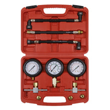 Load image into Gallery viewer, Sealey Motorcycle Compression &amp; Fuel Pressure Gauge Set 3pc
