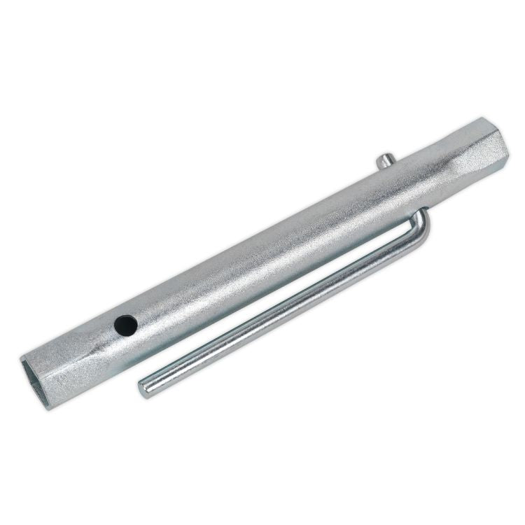 Sealey Double End Long Reach Spark Plug Box Spanner 16/18mm, L-Bar