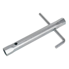 Load image into Gallery viewer, Sealey Double End Long Reach Spark Plug Box Spanner 16/18mm, L-Bar
