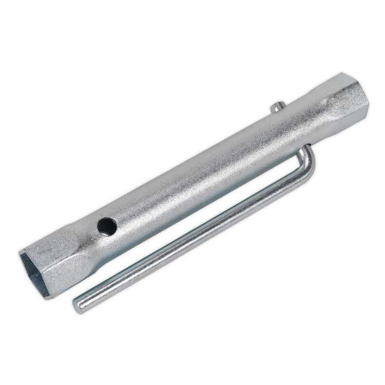 Sealey Double End Long Reach Spark Plug Box Spanner 18/21mm, L-Bar