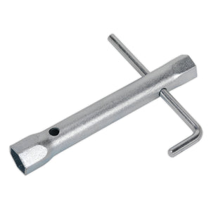Sealey Double End Long Reach Spark Plug Box Spanner 18/21mm, L-Bar