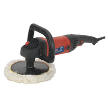 Load image into Gallery viewer, Sealey Sander/Polisher 180mm (8&quot;) Variable Speed 1200W/230V
