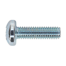 Load image into Gallery viewer, Sealey Machine Screw DIN 7985Z - M6 x 20mm Pan Head Pozi Zinc - Pack of 50
