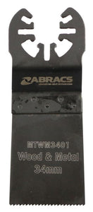 Abracs Multi-Tool 34.1mm x 0.8mm x 18T BIM (M42) - Milled Teeth
