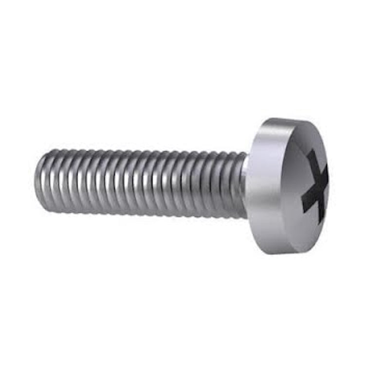 Machine Screw M2.5 Raised Cheese Head - Phillips DIN 7985