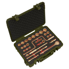 Load image into Gallery viewer, Sealey Socket Set 31pc 1/2&quot; Drive - Non-Sparking (Premier)
