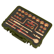 Load image into Gallery viewer, Sealey Socket Set 31pc 1/2&quot; Drive - Non-Sparking (Premier)

