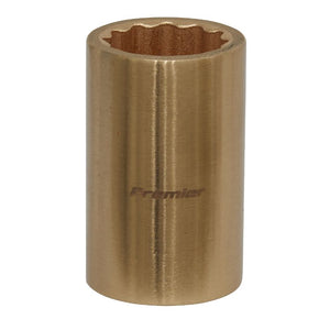 Sealey Socket 17mm 1/2" Sq Drive - Non-Sparking WallDrive (Premier) - 12pt