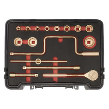 Load image into Gallery viewer, Sealey Socket Set 17pc 1/2&quot; Drive - Non-Sparking (Premier)
