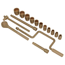 Load image into Gallery viewer, Sealey Socket Set 17pc 1/2&quot; Drive - Non-Sparking (Premier)
