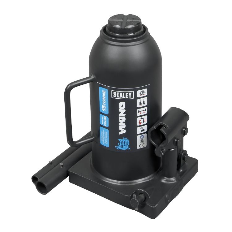 Sealey Bottle Jack 15 Tonne (Min/Max Height - 231/441mm)