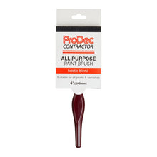 Load image into Gallery viewer, ProDec Contractor All Purpose Mixed Bristle Paint Brush 4&quot;
