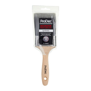 ProDec Decorator Synthetic Paint Brush 3"