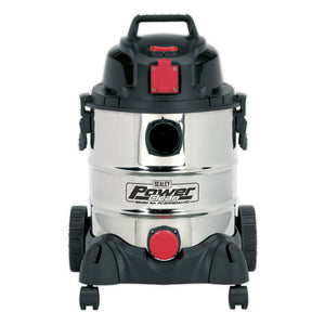 Sealey Vacuum Cleaner Industrial 20L 1400W/230V Stainless Drum Auto Start