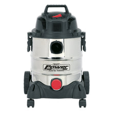 Load image into Gallery viewer, Sealey Vacuum Cleaner Industrial Wet &amp; Dry 20L 1250W/230V Stainless Drum
