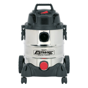 Sealey Vacuum Cleaner Industrial Wet & Dry 20L 1250W/230V Stainless Drum