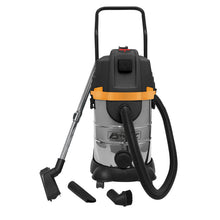 Load image into Gallery viewer, Sealey Vacuum Cleaner Cyclone Wet &amp; Dry 30L Double Stage 1200W/230V
