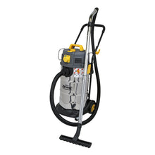 Load image into Gallery viewer, Sealey Vacuum Cleaner Industrial Dust-Free Wet/Dry 38L 1100W/110V Stainless Steel Drum M Class Filtration
