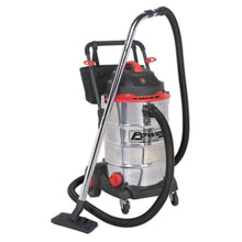 Load image into Gallery viewer, Sealey Vacuum Cleaner Wet &amp; Dry 60L Stainless Drum 1600W/230V
