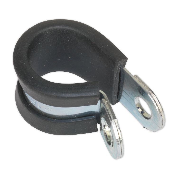 Sealey P-Clip Rubber Lined 16mm - Pack of 25