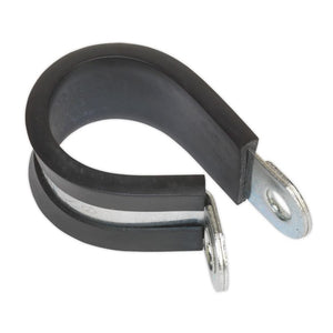 Sealey P-Clip Rubber Lined 25mm - Pack of 25