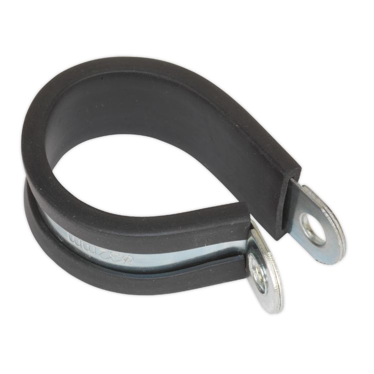 Sealey P-Clip Rubber Lined 35mm - Pack of 25