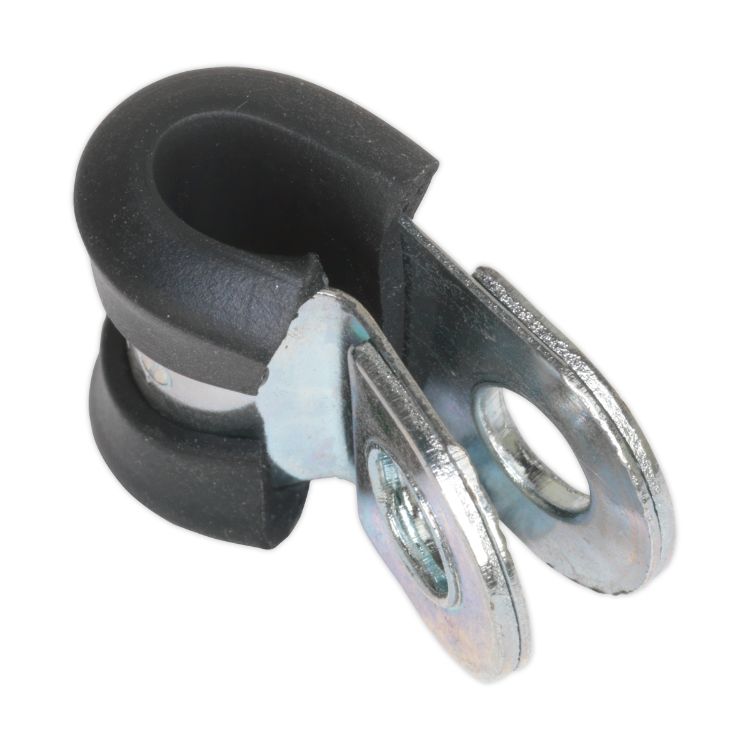 Sealey P-Clip Rubber Lined 5mm - Pack of 25