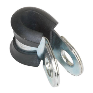 Sealey P-Clip Rubber Lined 6mm - Pack of 25