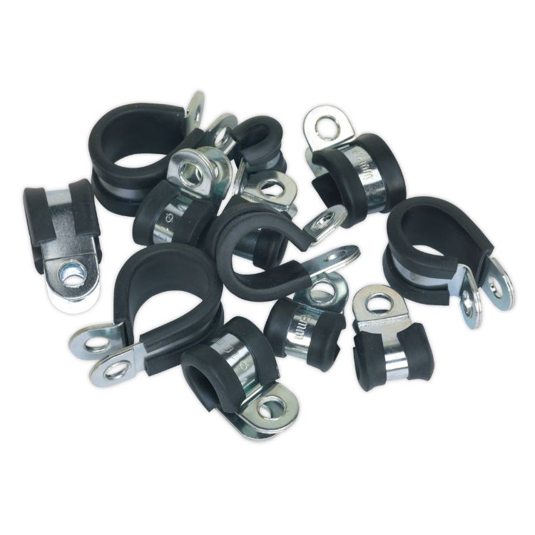 Sealey P-Clip Rubber Lined Assortment 60pc