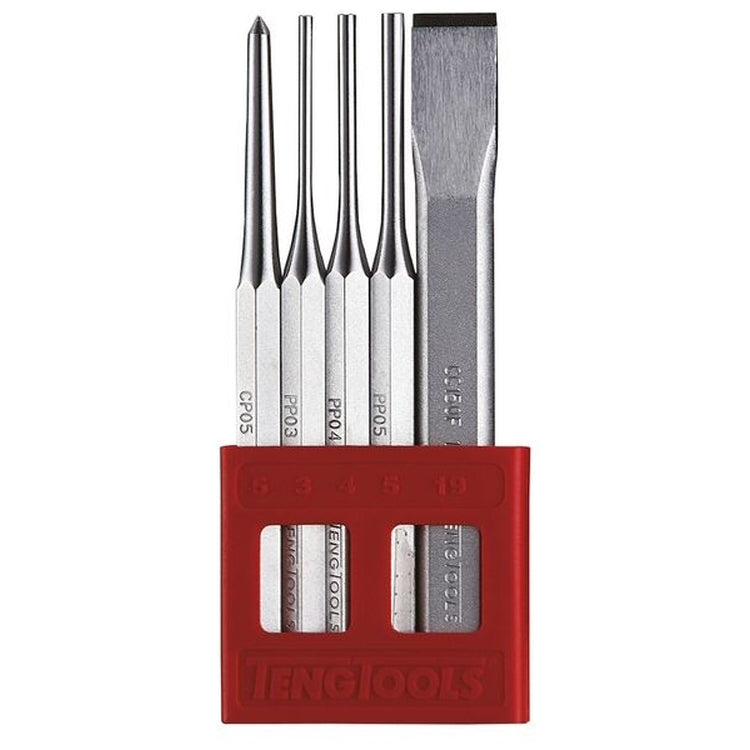Teng Punch and Chisel Set 5pcs