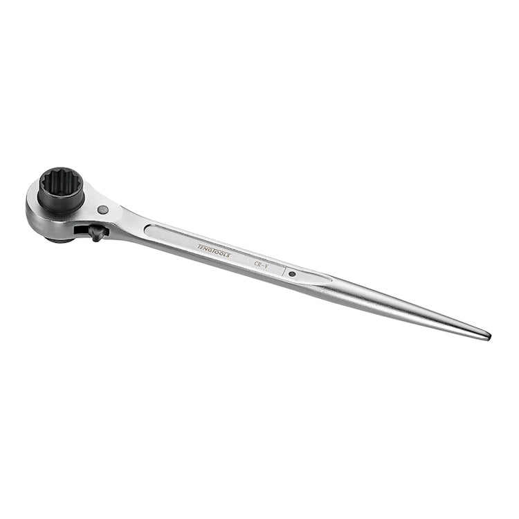 Teng Ratchet Podger Construction Spanner 17 x 19mm - 12pt