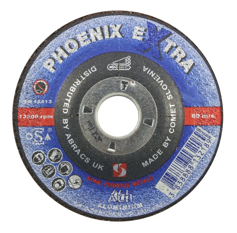 Abracs Phoenix Cutting Disc 100mm x 3mm x 16mm Aluminium