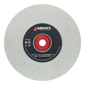 Abracs Bench Grinder Wheel 150mm x 13mm x 120Grit Aluminium Oxide