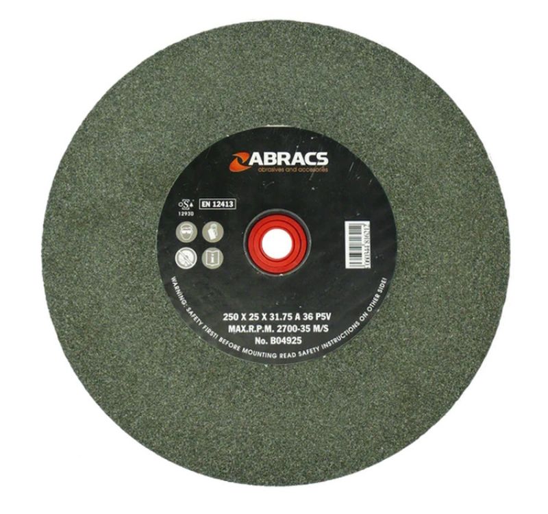 Abracs Bench Grinder Wheel 150mm x 16mm x 80Grit Silicon Carbide