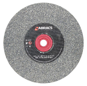 Abracs Bench Grinder Wheel 150mm x 20mm x 36Grit Aluminium Oxide
